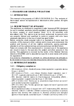 Preview for 19 page of Carlo De Giorgi 645/00 User And Maintenance Manual