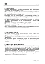 Preview for 8 page of Carlo De Giorgi 675/00 Use And Maintenance Manual