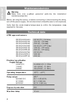 Preview for 4 page of CARLO GAVAZZI CB32 Series Technical Manual