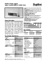 CARLO GAVAZZI Dupline G 3800 0036 Quick Start Manual preview