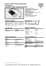 Предварительный просмотр 1 страницы CARLO GAVAZZI GAP 1605 Manual