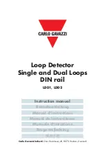 CARLO GAVAZZI LDD1 Instruction Manual предпросмотр