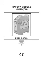 Preview for 1 page of CARLO GAVAZZI ND12DCG User Manual