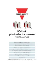 Preview for 1 page of CARLO GAVAZZI PD30CTB BP Series Instruction Manual