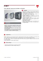 Предварительный просмотр 1 страницы CARLO GAVAZZI RSWT Series Manual