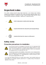 Preview for 4 page of CARLO GAVAZZI SBPVBE User Manual