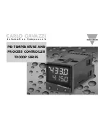 CARLO GAVAZZI T2000P Series Manual предпросмотр