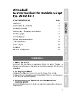 Preview for 9 page of CARLO GAVAZZI UC EU 80-1 User Manual