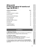 Preview for 33 page of CARLO GAVAZZI UC EU 80-1 User Manual