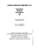 Preview for 48 page of CARLO GAVAZZI UC EU 80-1 User Manual