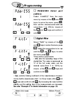 Preview for 21 page of CARLO GAVAZZI WM24-96 - PROGRAMMING User Manual