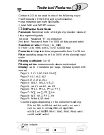 Preview for 40 page of CARLO GAVAZZI WM24-96 - PROGRAMMING User Manual