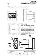 Preview for 44 page of CARLO GAVAZZI WM3-96 - PROGRAMMING Instruction Manual