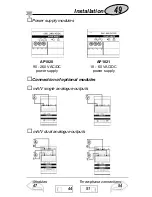 Preview for 48 page of CARLO GAVAZZI WM3-96 - PROGRAMMING Instruction Manual