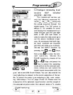 Предварительный просмотр 21 страницы CARLO GAVAZZI WM4-96 - PROGRAMMING Manual