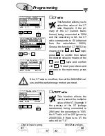 Предварительный просмотр 26 страницы CARLO GAVAZZI WM4-96 - PROGRAMMING Manual