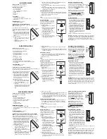 Предварительный просмотр 1 страницы Carlon RC3190D Instruction Manual