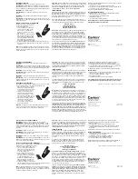 Предварительный просмотр 2 страницы Carlon RC3190D Instruction Manual