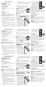 Предварительный просмотр 1 страницы Carlon RC3730D Instruction Manual