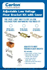 Carlon SC100FBWC Installation Instructions предпросмотр
