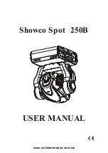 Carlos mendoza Showco Spot 250 User Manual preview