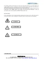 Preview for 6 page of CARLOTTI Green 650/5L Use And Maintenance Manual