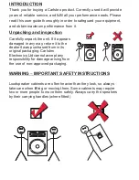 Preview for 2 page of Carlsbro Passive speaker User Manual