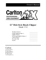 Preview for 1 page of Carlton 1712 Owner'S Manual