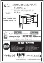 Carlton 3AXCCRL-04 User Assembly Manual preview