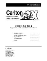 Preview for 1 page of Carlton SP4012 Owner'S Manual