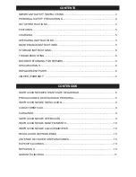 Preview for 2 page of Carlyle Tools CL801 Owner'S Manual