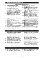 Preview for 4 page of Carlyle Tools CL801 Owner'S Manual