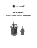 Carmanah A704-5 Owner'S Manual preview