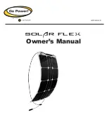 Carmanah Go Power! Solar Flex GP-FLEX-30 Owner'S Manual preview