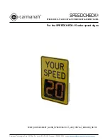 Carmanah SPEEDCHECK 15 Replacement Manual предпросмотр