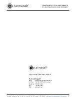 Preview for 61 page of Carmanah SPEEDCHECK 15 User Manual