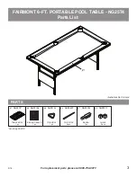 Предварительный просмотр 3 страницы Carmelli FAIRMONT NG2574 Assembly Instructions Manual