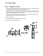 Preview for 7 page of Carmelli NG1022M Assebly Instructions