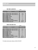 Предварительный просмотр 8 страницы Carmelli NG1205 Assembly Instructions Manual