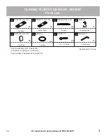 Предварительный просмотр 3 страницы Carmelli NG2567 Assembly Instructions Manual