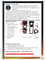 Предварительный просмотр 5 страницы CARMEN sport C82006 Safety & Instruction Manual