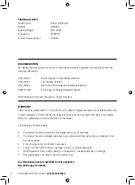 Preview for 2 page of Carmen C80020 Safety & Instruction Manual