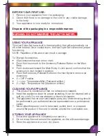 Предварительный просмотр 7 страницы Carmen C81017 Instruction Manual