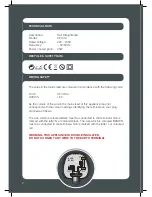 Preview for 2 page of Carmen C81019 Safety & Instruction Manual