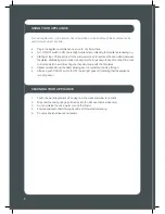 Preview for 6 page of Carmen C81019 Safety & Instruction Manual