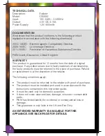 Preview for 2 page of Carmen C83002 Safety & Instruction Manual