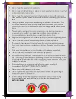 Preview for 5 page of Carmen C83002 Safety & Instruction Manual