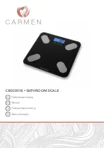 Preview for 1 page of Carmen CBS0301B Manual