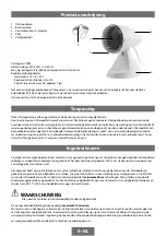 Предварительный просмотр 9 страницы Carmen CIL1001W Manual