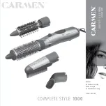 Предварительный просмотр 1 страницы Carmen Complete Style 1000 Manual